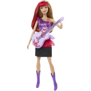 barbie playing guitar